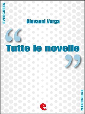 cover image of Tutte le Novelle
